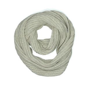 PETER ELLIOT BLUE 100% Cashmere Knitted Infinity Scarf OSFA Gray Grey